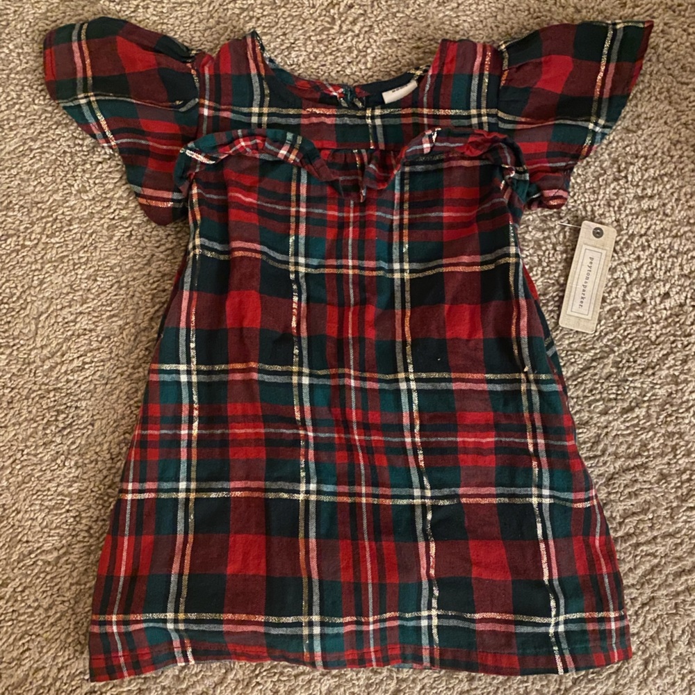Baby Holiday Dress with Bloomers